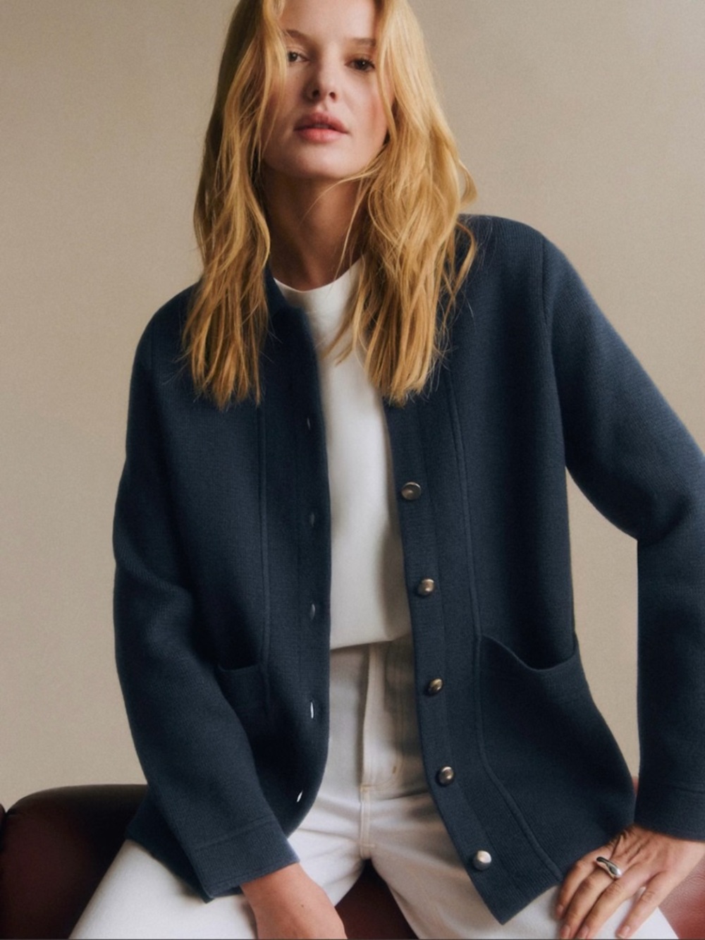 Sezane Will Knit Jacket
